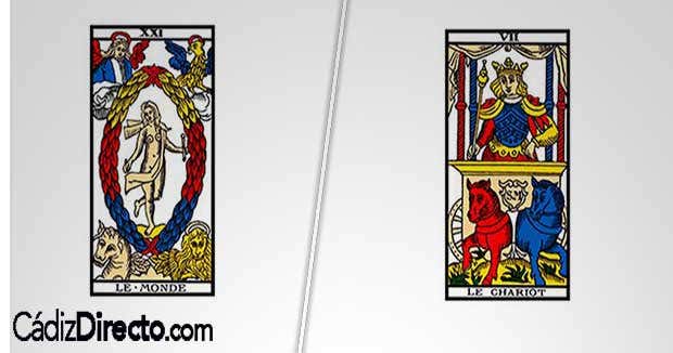 Cartas del Mundo y el Carro