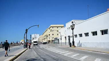 Cielo azul y despejado en el Campo del Sur de Cádiz