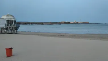Viento y primeras lluvias con la llegada de Olivier a Cádiz y en las vísperas de Semana Santa