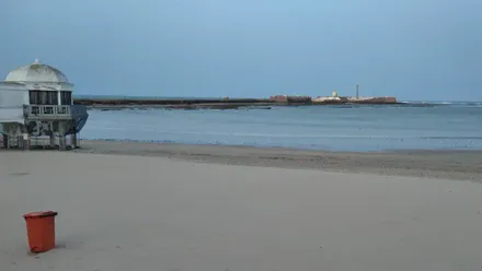 Viento y primeras lluvias con la llegada de Olivier a Cádiz y en las vísperas de Semana Santa