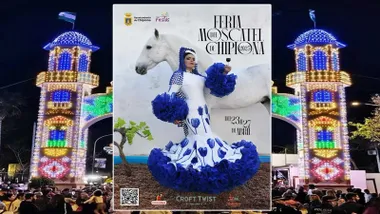 Portada y cartel de la Feria del Moscatel 2025 de Chipìona.