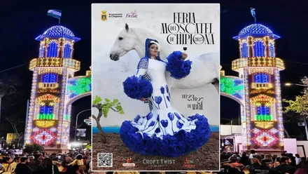 Portada y cartel de la Feria del Moscatel 2025 de Chipìona.