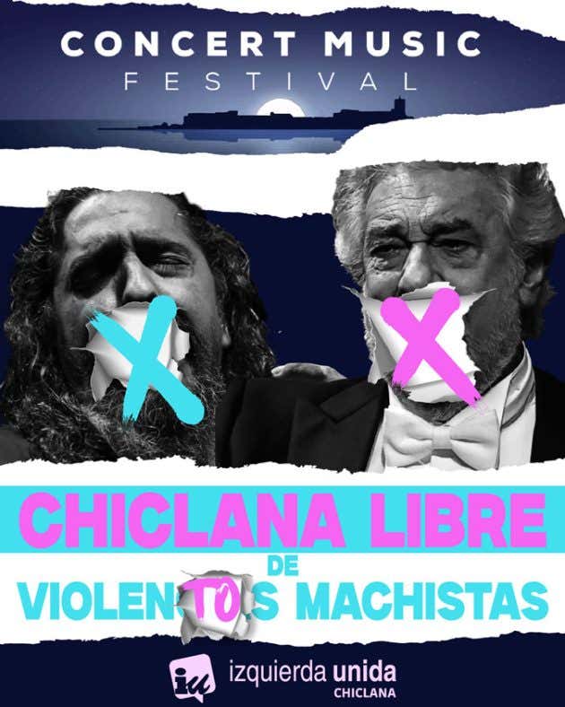 Piden retirar del cartel del Concert Music Festival a Plácido Domingo y 'El Cigala' por sus casos de violencia machista