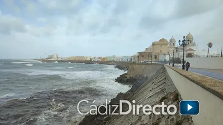 La Aemet pone a media provincia de Cádiz en alerta por la borrasca Nuria