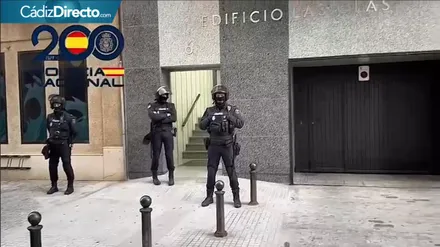 Imagen del vídeo de la Policia Nacional de la operación contra la explotación sexual en Cádiz