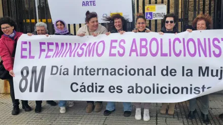 Concentración de Cádiz abolicionista