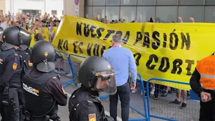 Imagen de la última protesta de Brigadas Amarillas.