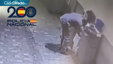 Imagen del detenido presuntamente provocando un incendio.