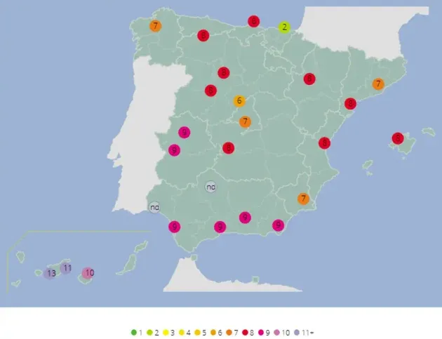 La peligrosa tendencia de la radiación ultravioleta en Cádiz en los últimos tres meses