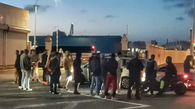 Primera movilización de la plantilla de la empresa Gaditana de Chorro y Limpiezas por los impagos