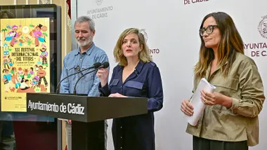 Acto de presentación del Festival del Títere 'Ciudad de Cádiz' de 2025.