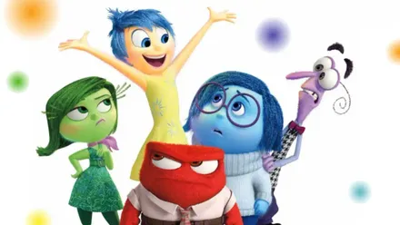 Personajes de la película de Disney 'De revés' en la que se basa este taller.