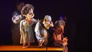 Un momento de la adaptación de 'El verdugo' de la compañía 'El Espejo Negro'