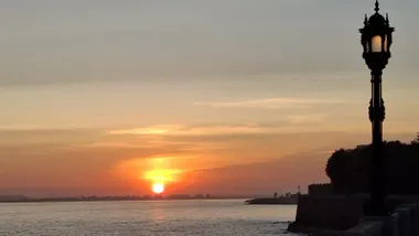 Amanecer en Cádiz desde la Alameda