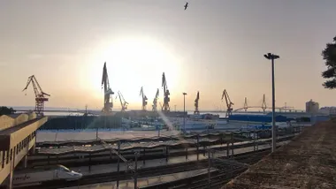 Astilleros sin actividad en la mañana del sábado 28 de junio