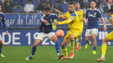 Escalante, en el partido ante el Real Oviedo