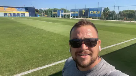 José Antonio de la Rosa en las instalaciones de El Rosa.