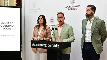 El concejal de urbanismo, José Manuel Cossi, durante la rueda de prensa de la Junta de Gobierno del 13 de junio