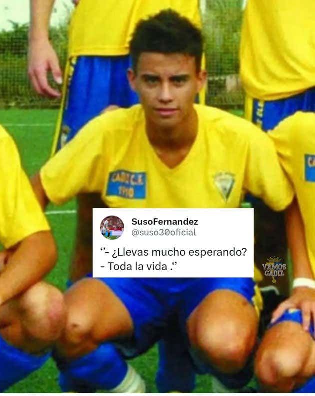 Suso se adelanta al Cádiz CF