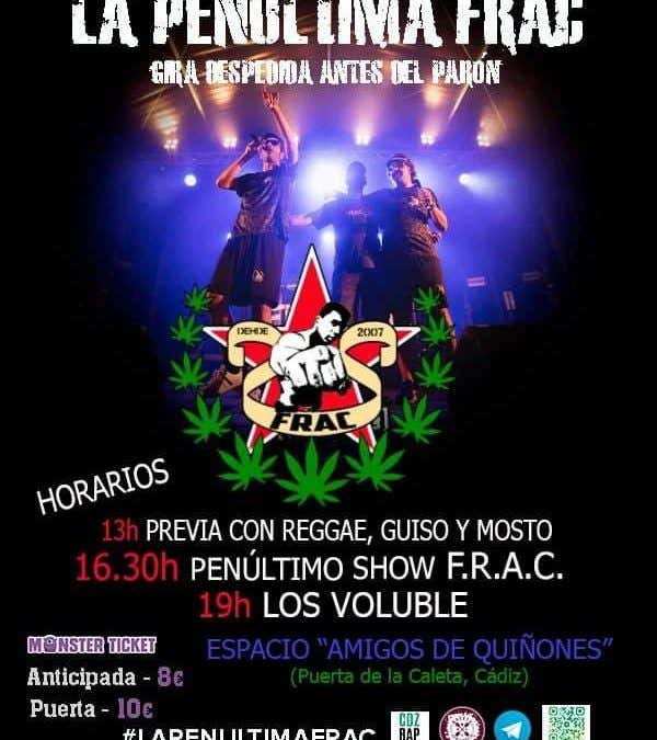 El Espacio Quiñones de Cádiz cierra el sábado temporalmente con la despedida de la FRAC