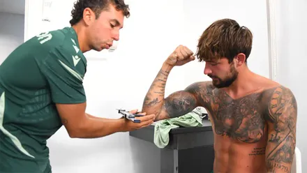 Bojan Kovacevic durante una de las pruebas médicas