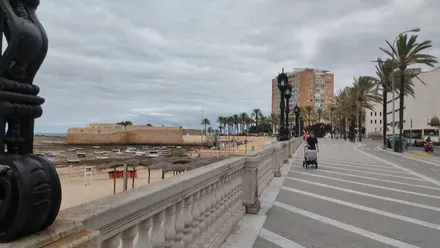 Cielo nublado en la Caleta este sábado 12 de julio