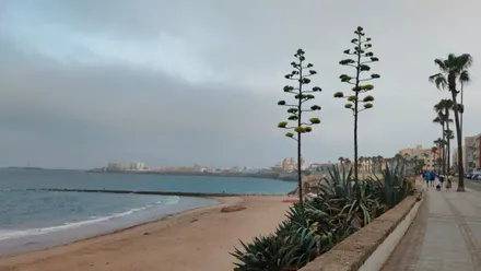 Cielos nublados en Cádiz.