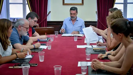 Imagen del Consejo Escolar Municipal de Cádiz en su última reunión.
