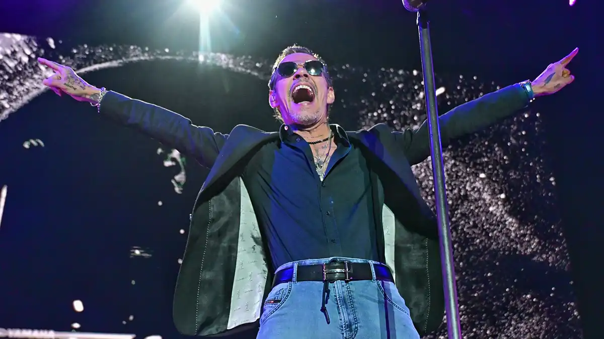 Marc Anthony entregado en su concierto en Cádiz.