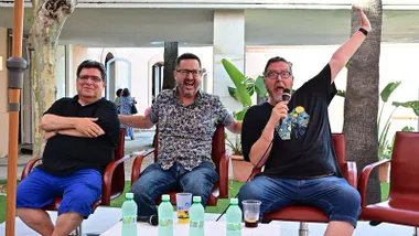 Mesa redonda 'Piconeros galácticos, un homenaje a Torres Quesada y los pioneros de la ciencia ficción gaditana'.