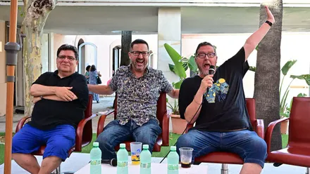 Mesa redonda 'Piconeros galácticos, un homenaje a Torres Quesada y los pioneros de la ciencia ficción gaditana'.
