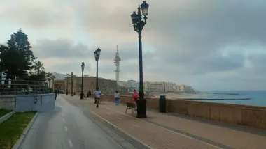 Nubes en el cielo de Cádiz