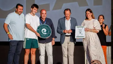 Entrega del Certificado QSostenible Eventos para el Concert Music Festival, celebrado en Chiclana.