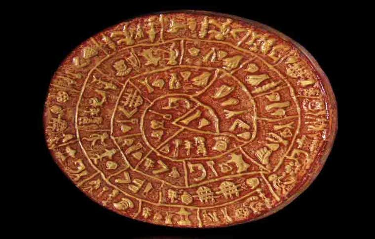 El mensaje oculto del 'Disco de Festo', un OOPART -objeto imposible- con 4.000 años
