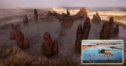 Seahenge, el impresionante 'Stonehenge' marino