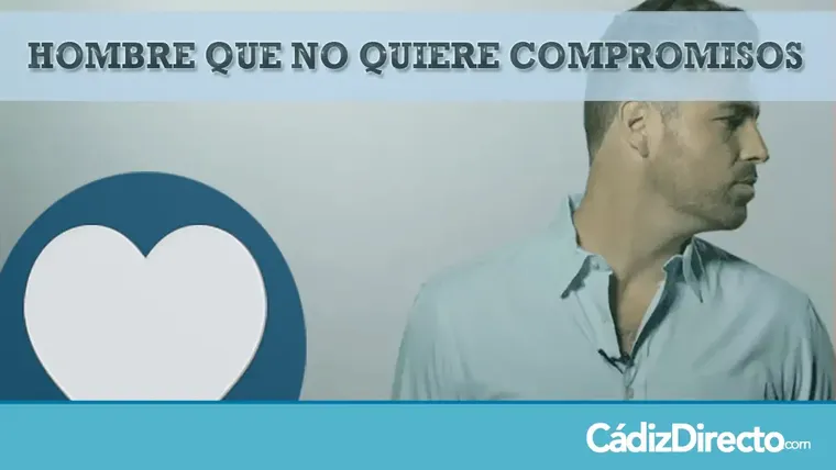 Hombre que no quiere compromiso