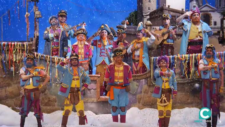 ...Y pasó lo que tenía que pasar en el final del popurrí de 'Los colgaos'