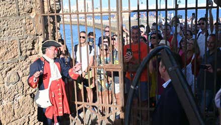 Así ha sido la reapertura del Castillo de San Sebastián de Cádiz