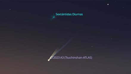 Cádiz ya disfruta del 'cometa del siglo', pero habrá que esperar para lo mejor. Guía para su observación