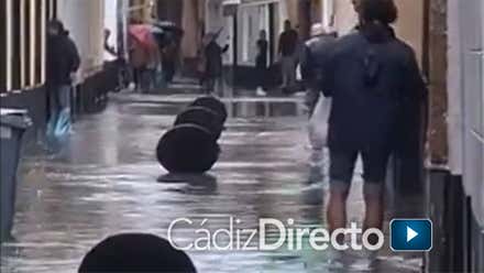 Cádiz, una ciudad inundada