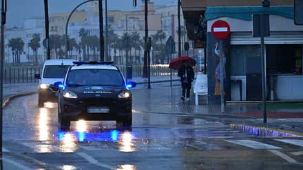 Más de 30 incidencias en carreteras de la provincia de Cádiz a consecuencia de la DANA