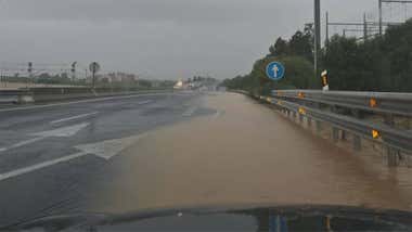 La DANA afectada a una docena de carreteras de la provincia de Cádiz