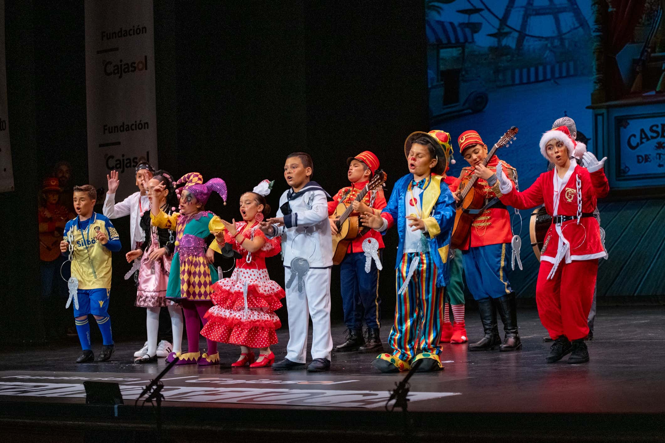 Chirigota infantil en el COAC 2025