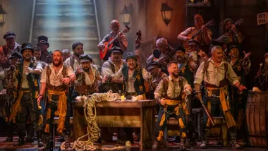 El coro 'El lado oscuro' en el Gran Teatro Falla