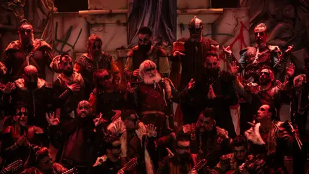 El coro '¡Qué barbaridad!' en el Gran Teatro Falla