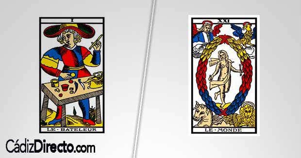 Cartas de el Mundo y El Mago