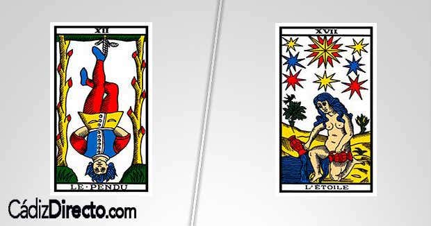 Cartas de La Estrella y El Colgado