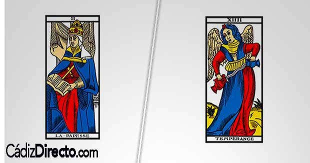Templanza y Sacerdotisa