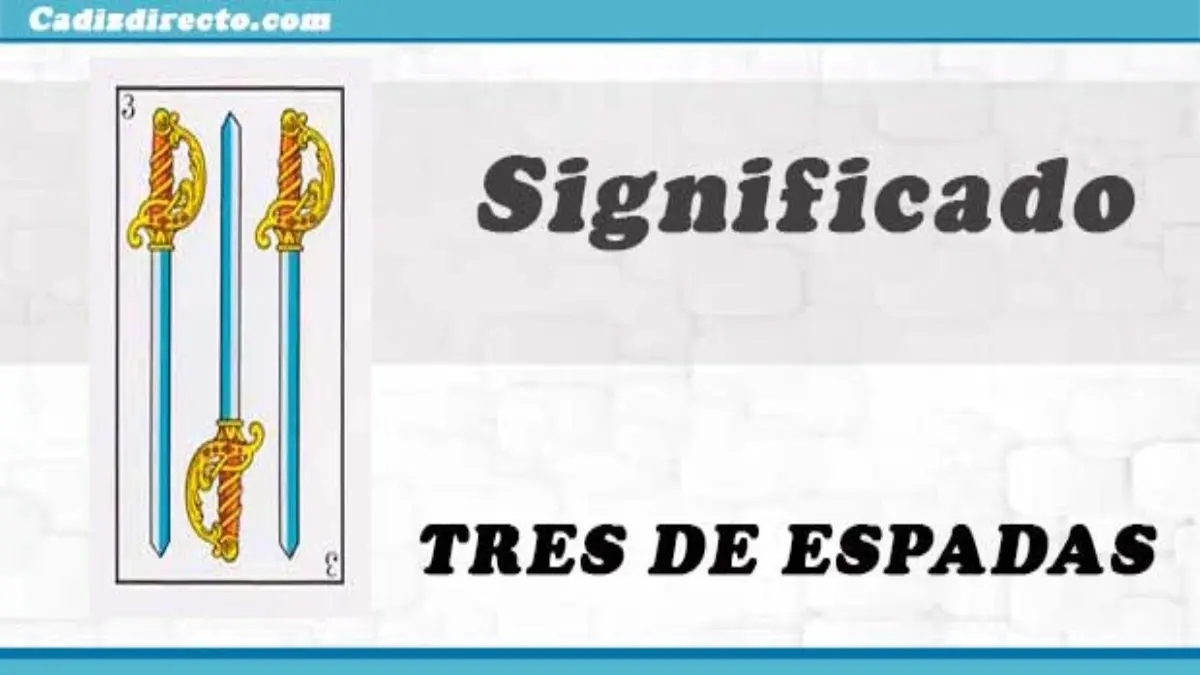 Tres de Espadas