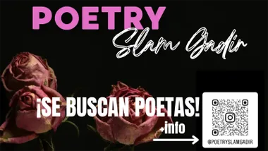 Poetry Slam Gadir busca poetas